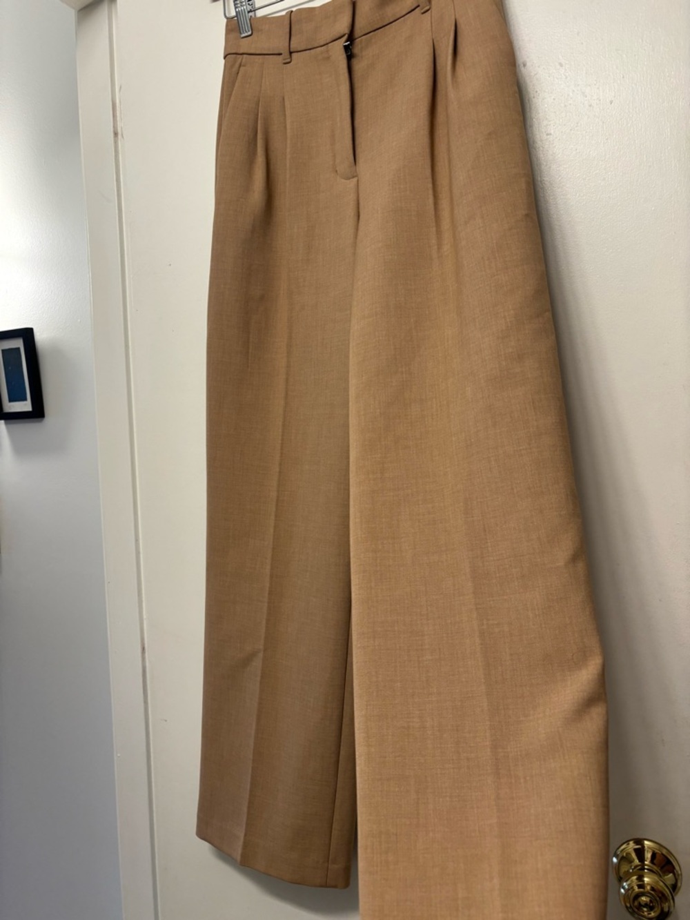 Aritzia Effortless Plants (short) Pleated in Camel - Picture 5 of 6
